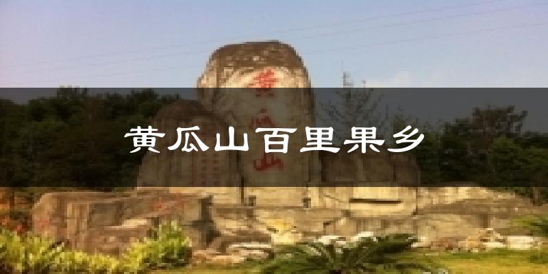 黄瓜山百里果乡今日天气