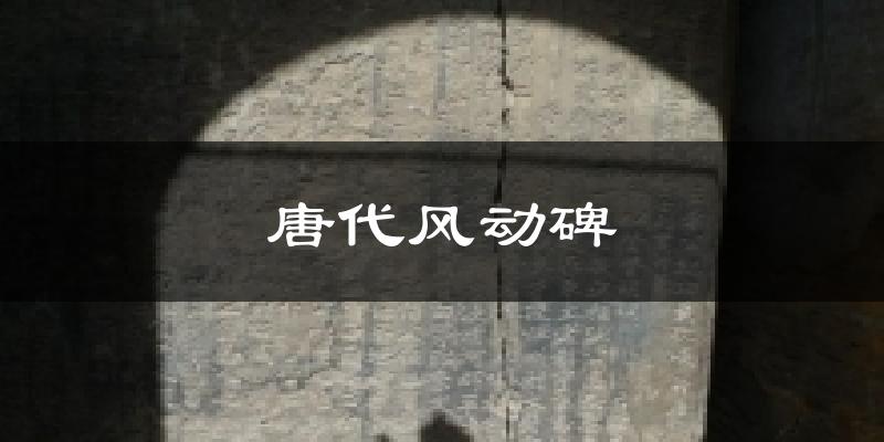 唐代风动碑今日天气
