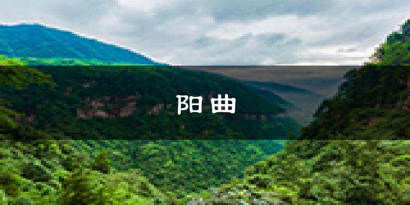 阳曲天气预报未来一周