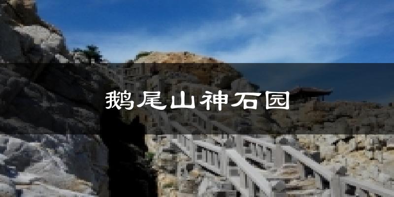 鹅尾山神石园气温