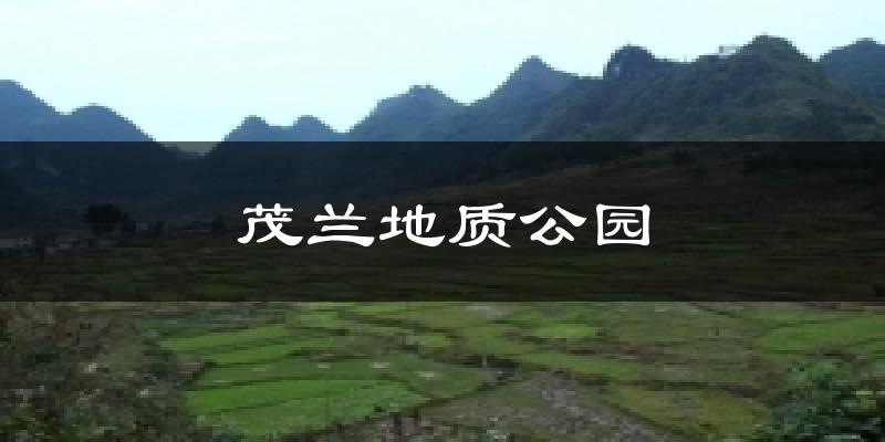 茂兰地质公园气温